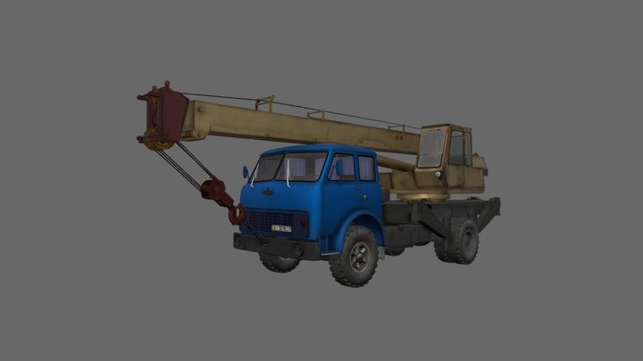 KS-3577 mobile crane – Modello 3D gratuito STL