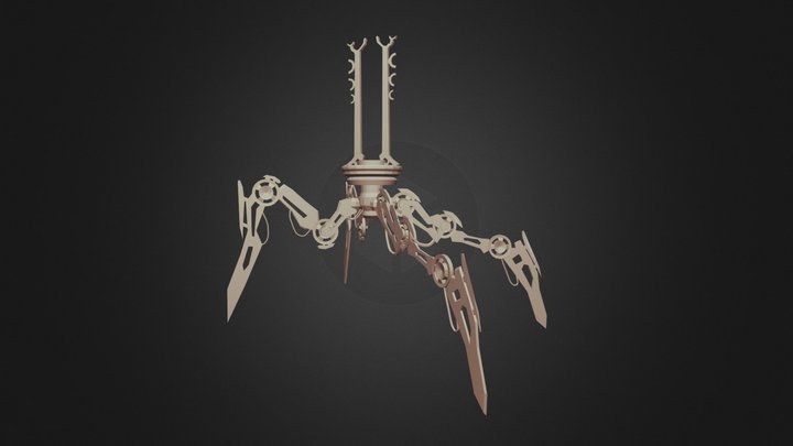 Gold Oil 3D Model