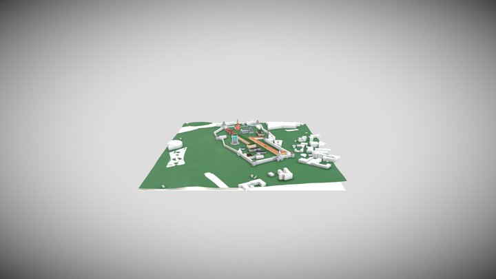 Kazan Kremlin (uncompleted) 3D Model