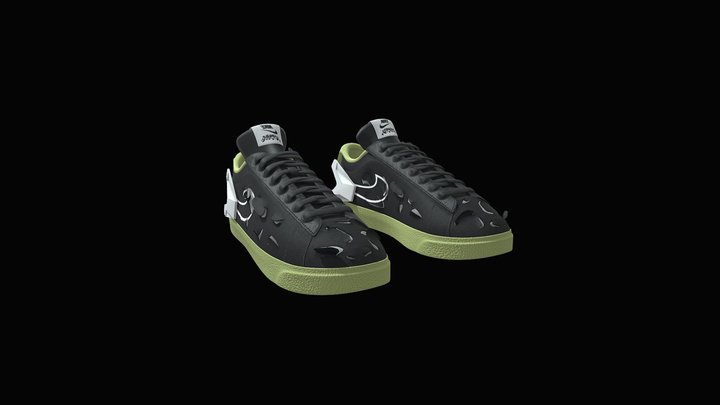 Nike Acronym sneakers 3D Model