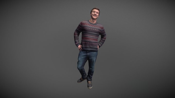 Christmas Sweater 3D Model