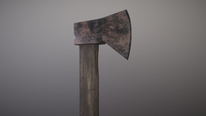Rusty axe 3D Model