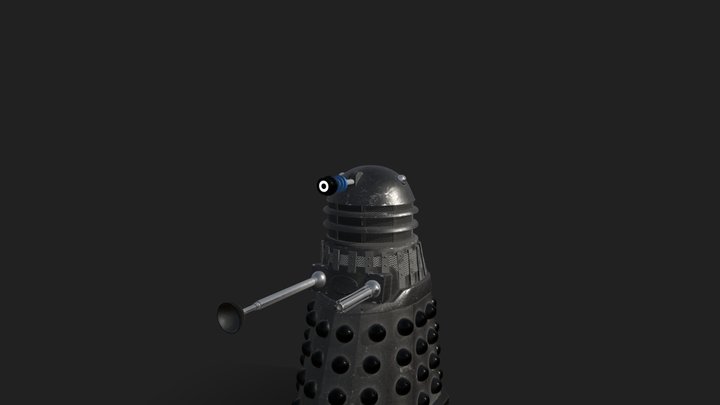 Dalek (from 1975 "Genesis of the Daleks") 3D Model