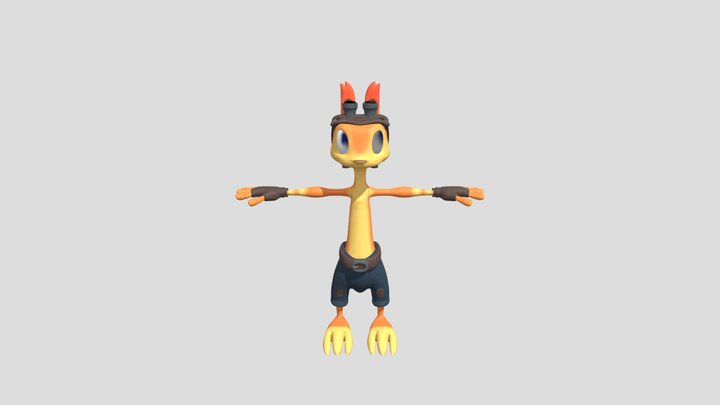 Daxter 3D Model
