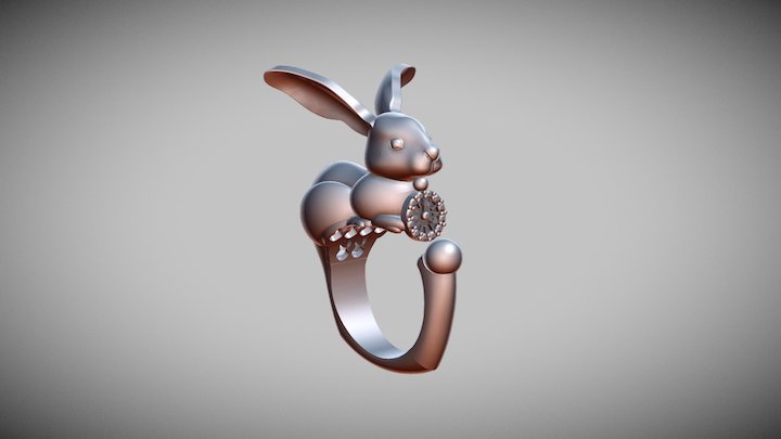 The Rabbit Ring 3D Model