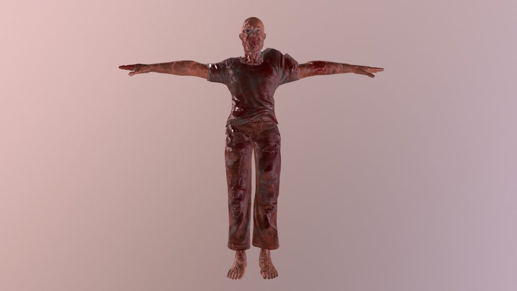 Zombie Model - A 3D model collection by MoukhaSR (@MSatriaR) - Sketchfab