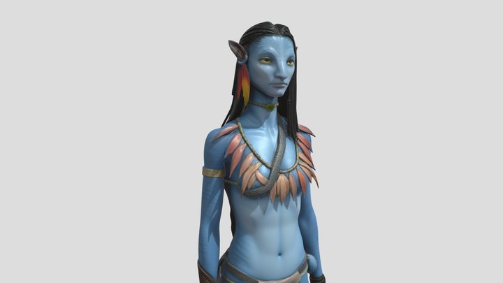 Neytiri High poly character from Avatar 3D Model