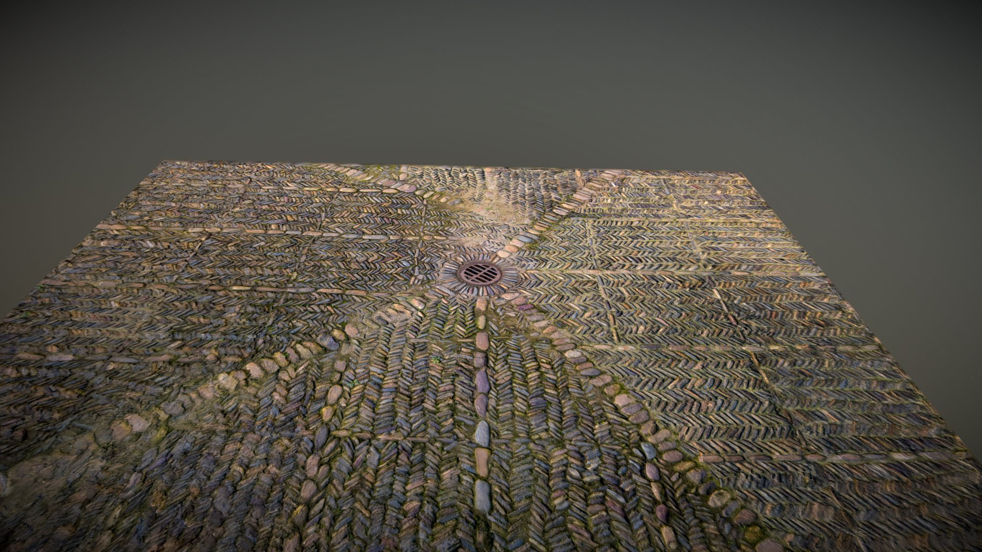 PBR Cobble floor photogrammetry scan