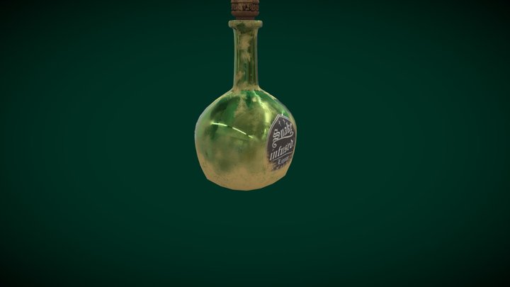 SM_Snake Infuse Liquor 3D Model