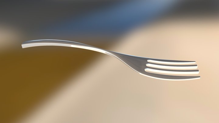 Fork 3D Model