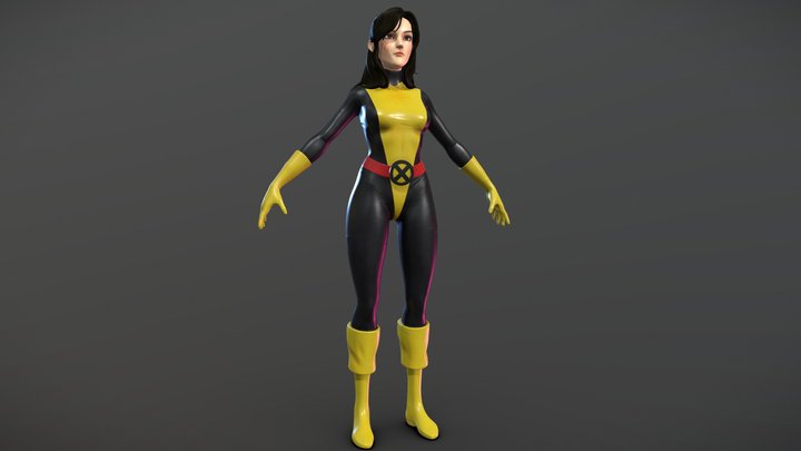 Kitty Pride - X-men 3D Model