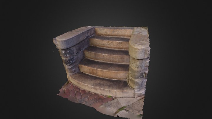 Old Steps 3D Model