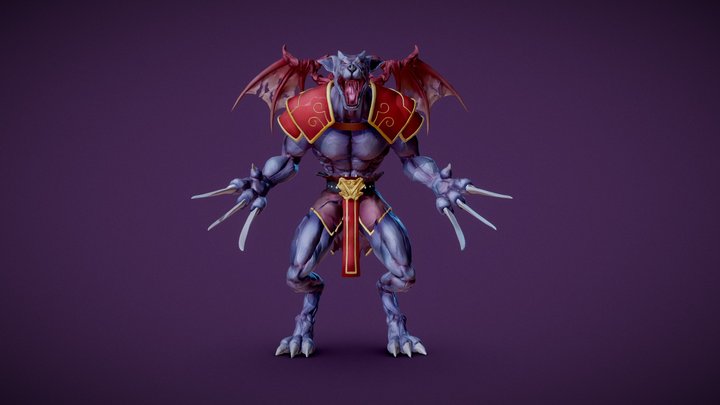 Werewolf - Type V [A-Pose] 3D Model