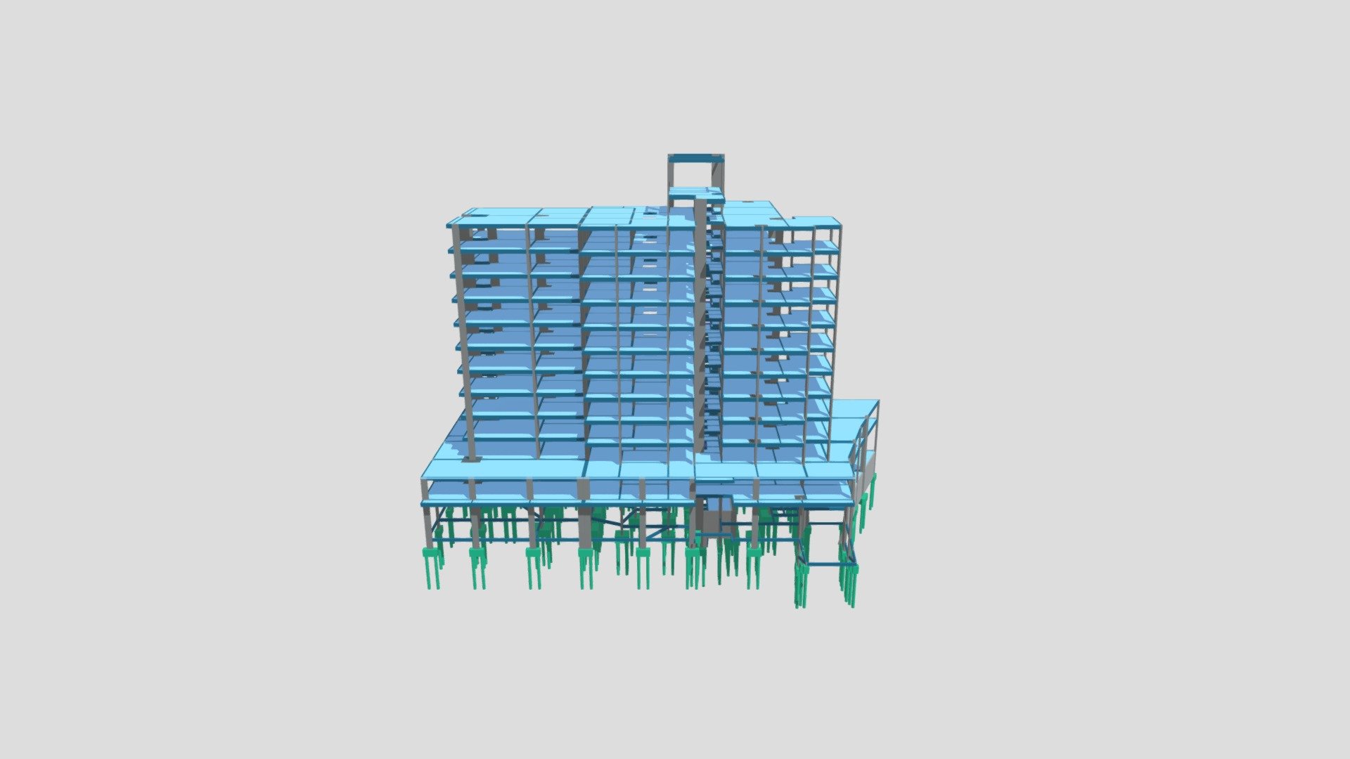DXF Estrutural - Prédio Alexandre - Download Free 3D model by br ...