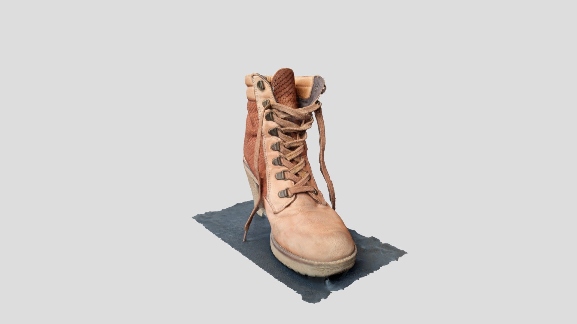 Leather boot