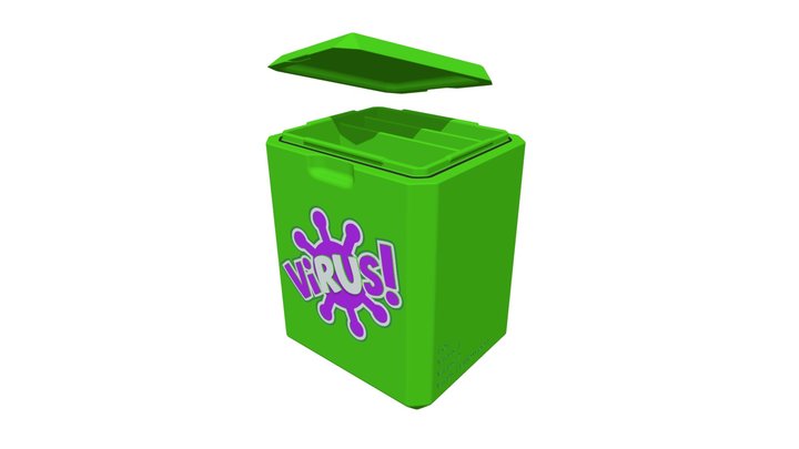 Virus Premium Waterproof Box 3D Model