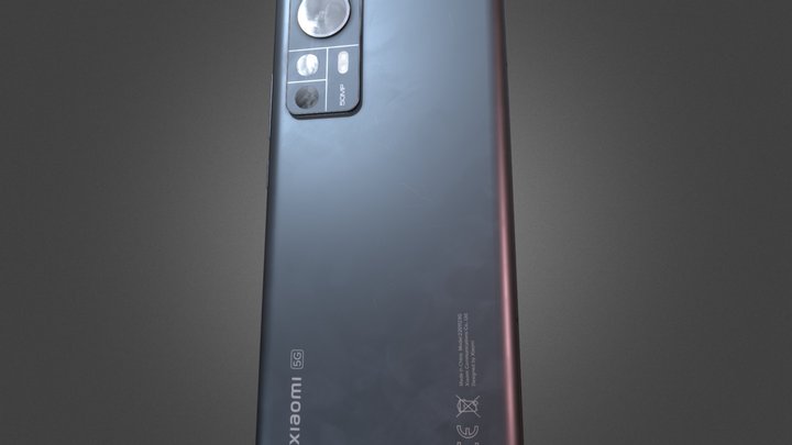 Xiaomi 12 Smartphone 3D Model