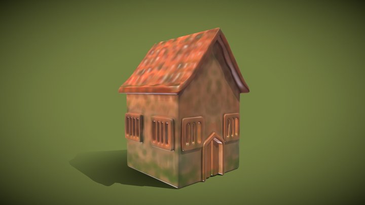 Cottage - 3December2021 Challenge - Day 4 3D Model