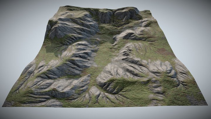 Hilly terrain – Modèle 3D gratuit STL