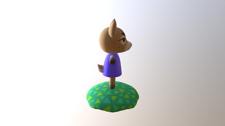 Custom Animal Crossing Character 3D Model