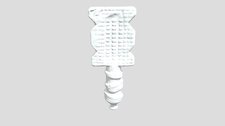 Tabletop Hammer Key 3D Model