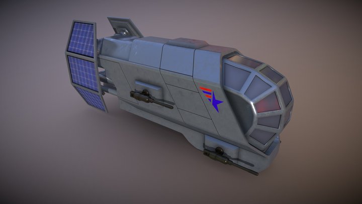 Spaceship Patriot Type 1 3D Model