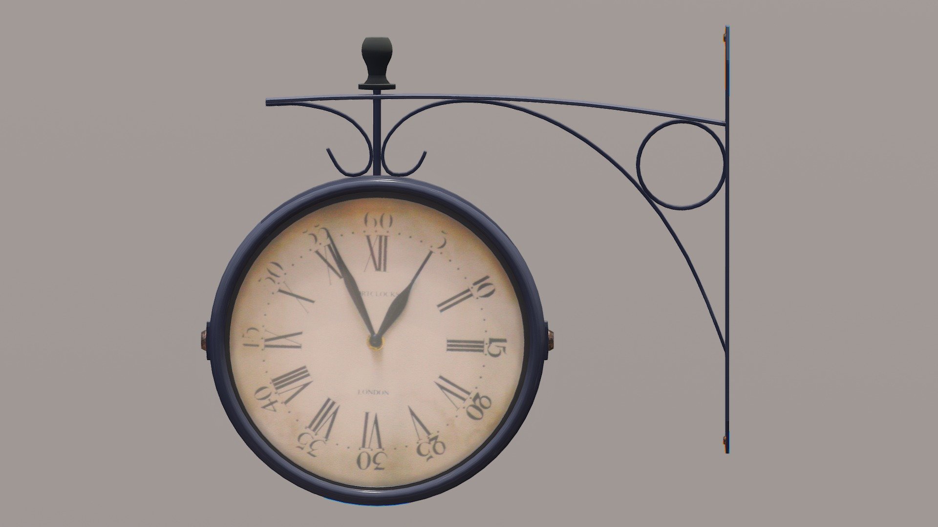 Station clock Buy Royalty Free 3D model by 3Dee (mellydeeis