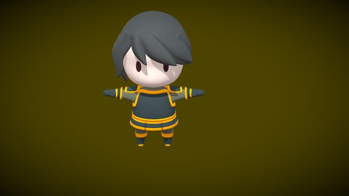 RPG_hero_04(tpose) 3D Model