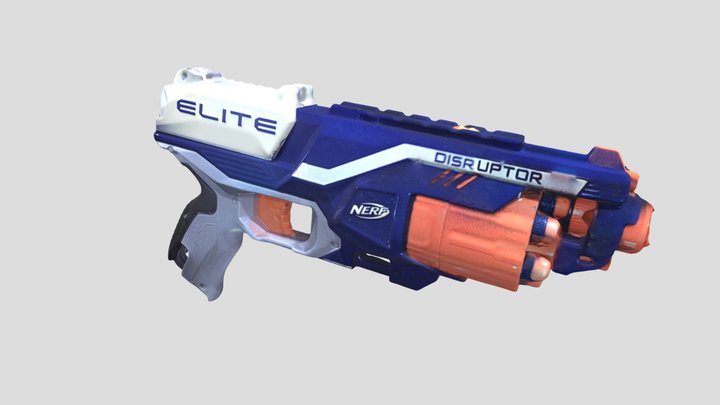 Nerf Disruptor 3D Model