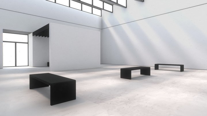 VR Art Gallery 01 3D Model