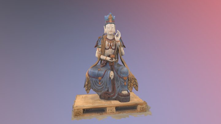 Guanyin statue 3D Model