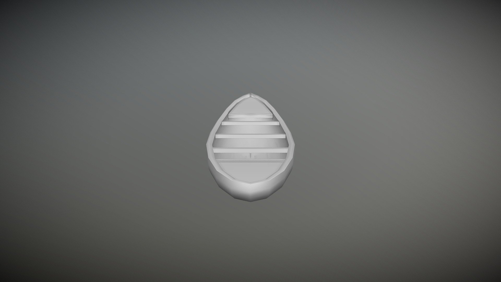 Lowpoly Boat modeling