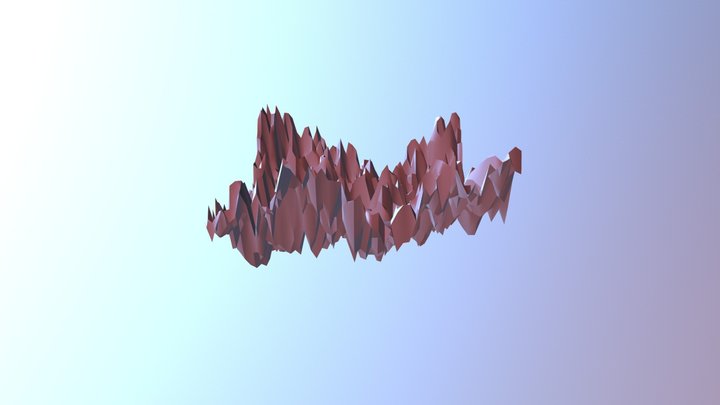 Fractal Landscape (smoothness = 0.5) 3D Model