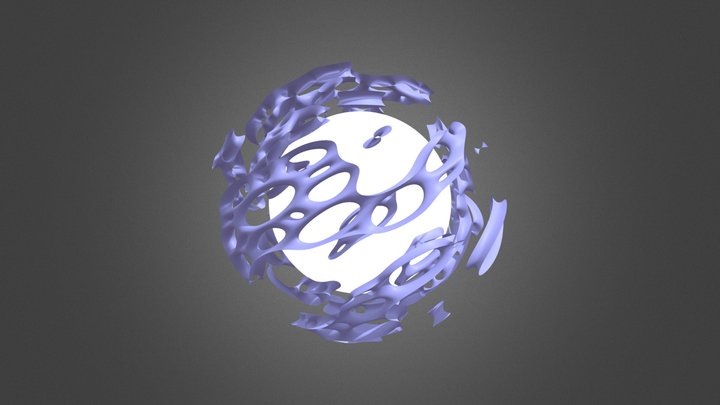 Stylized Alien 3D Model