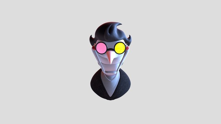 Spamton G Spamton Head Model 3D Model