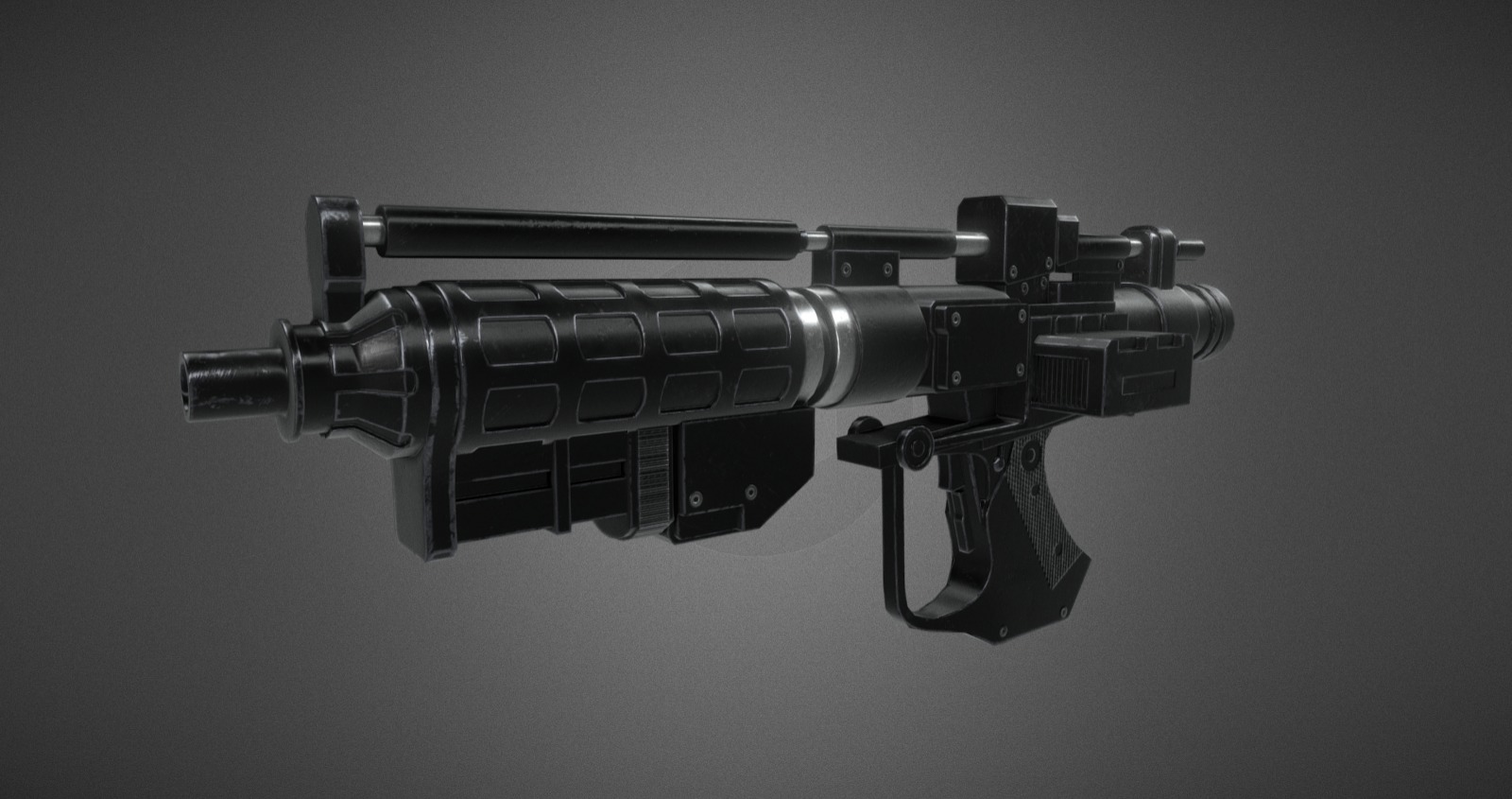 Star Wars Battle droid Blaster | E-5 Blaster - 3D model by Max ...