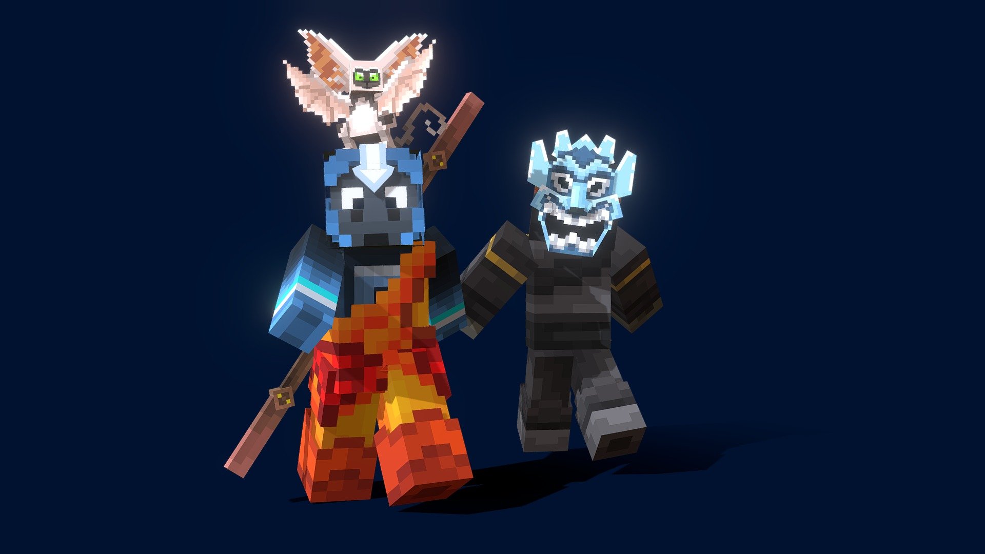 Avatar Air bender Minecraft sets - 3D model by cazfps [337d8bd] - Sketchfab