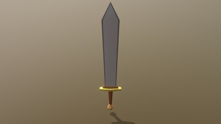 Simple sword 3D Model