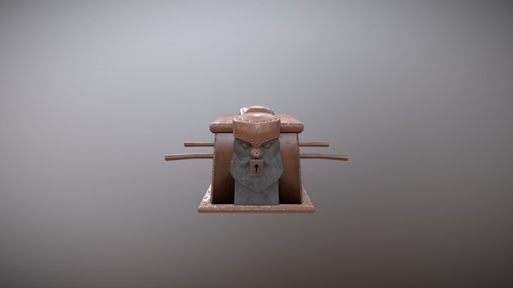 Dwarven Chest 3D Model