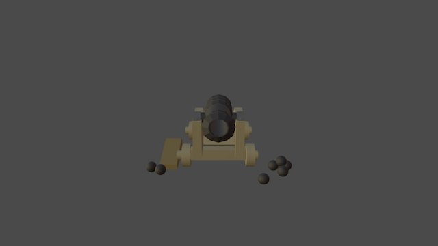 Cannon 3D Model