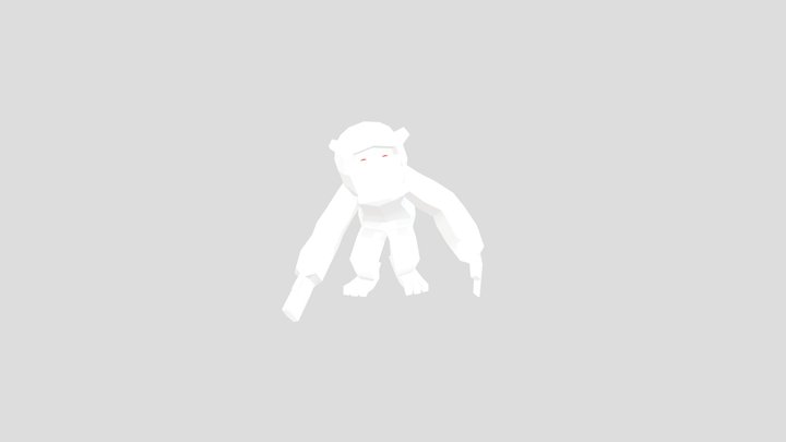 Yeti Big scary 3D Model
