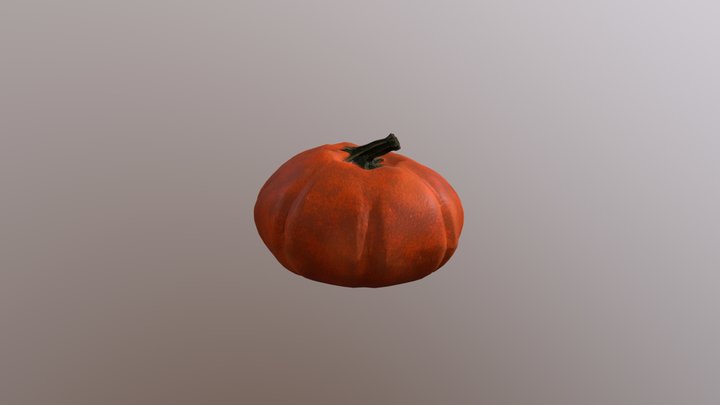 Baked Pumpkin - Fall 2018 - loop 001 3D Model