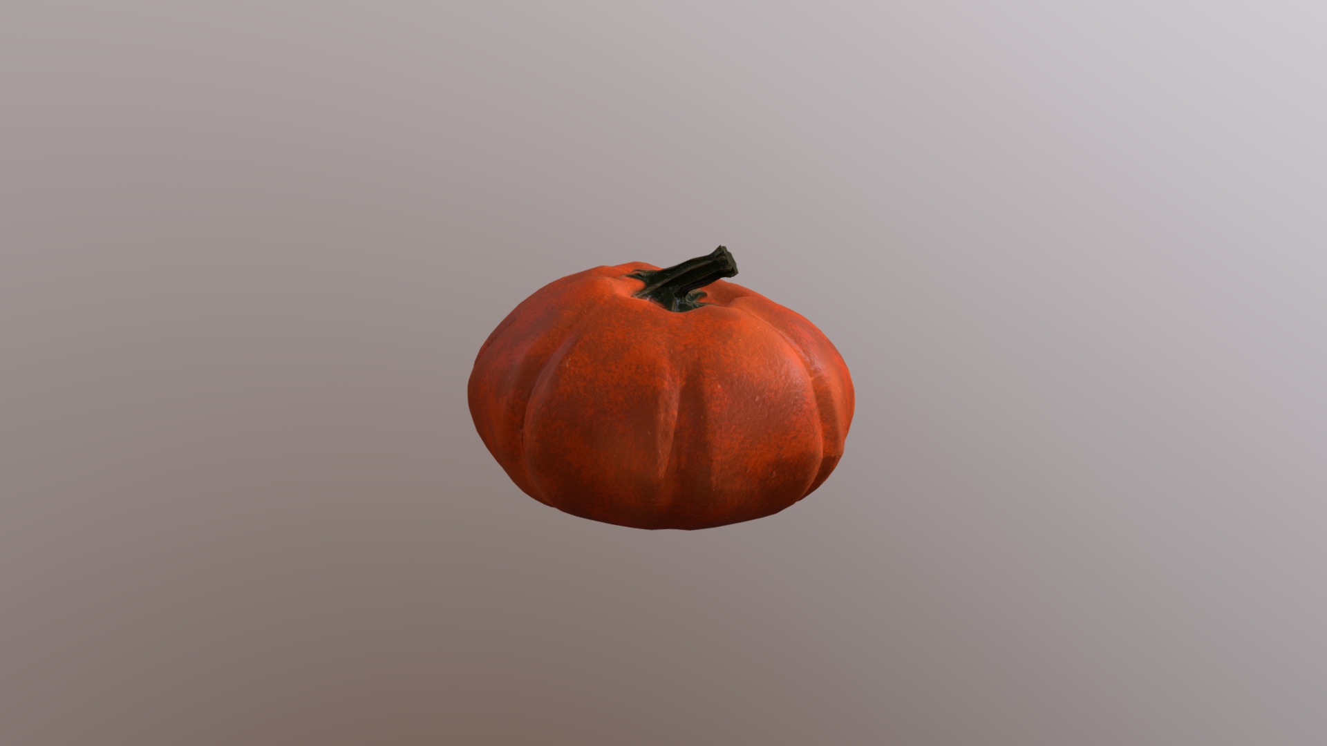 3D model Baked Pumpkin – Fall 2018 – loop 001 - This is a 3D model of the Baked Pumpkin - Fall 2018 - loop 001. The 3D model is about a close up of a pumpkin.