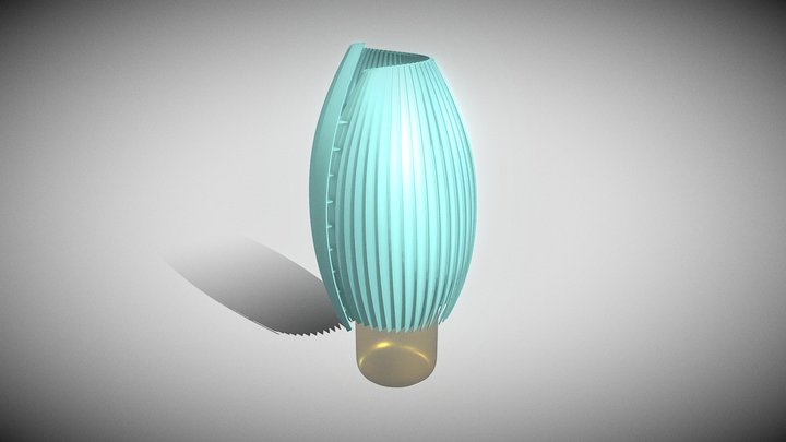 Abstract Lantern Whisky Bottle Sleeve 3D Model