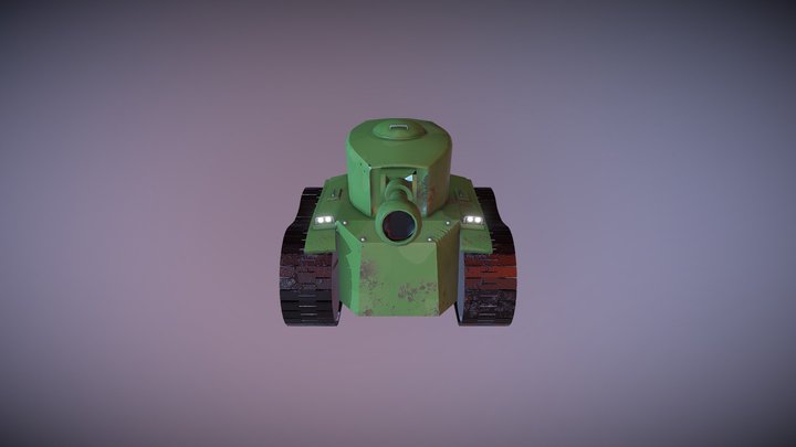 Tank mesh 3D Model