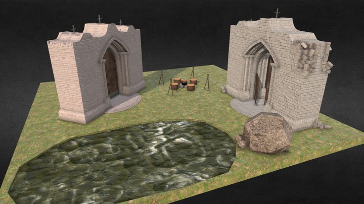 Modular Wargame 3D Model