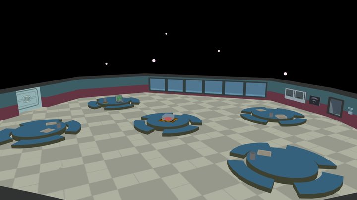 Among us Cafeteria 3D Model