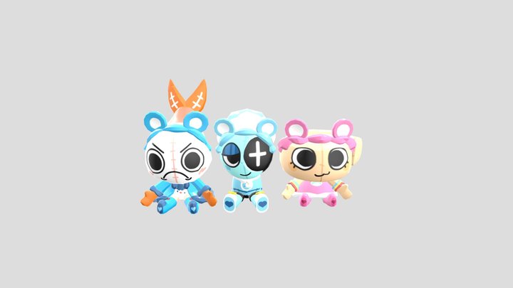 Care Bears Plushies - Dandy’s World 3D Model
