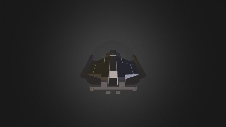 Surakari Frigate Hull - Legends of Kalidasia 3D Model