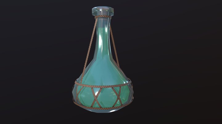 Potion Flask 3D Model